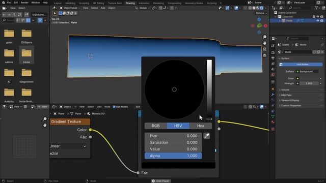 Stwórz zorzę polarną w Blenderze! смотреть онлайн