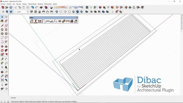 Tutorial 5: Edit the 2D view of components | Dibac for SketchUp (English) смотреть онлайн