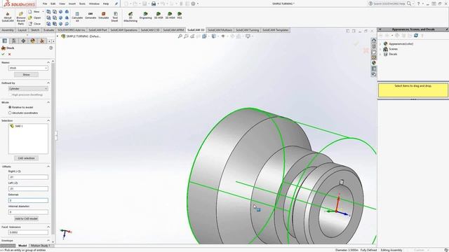 SolidCAM - Introductory Video 15 - New Turning or Mill Turn CAM Project Setup смотреть онлайн