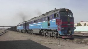 Монголия: маневровые работы на ЖД-станции Улан-Батор | Тепловозы в хорошем состоянии