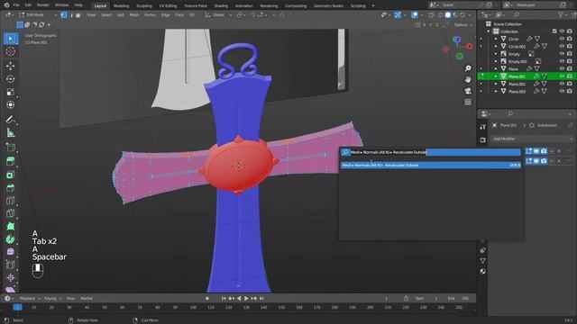 3D Modeling of a Cross in Blender | Final | Tutorial смотреть онлайн