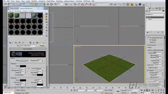 tutorial 3dsmax vray - Vray displacement mp4.avi смотреть онлайн