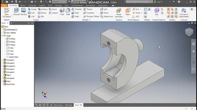 3d Cad Design in Autodesk Inventor for Beginners Inventor Tutorial for Beginners 3d Cad Basics смотреть онлайн