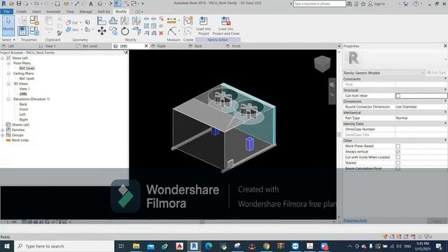 PART 6 - Package Air Conditioning Unit - Revit Parametric Family Creation смотреть онлайн
