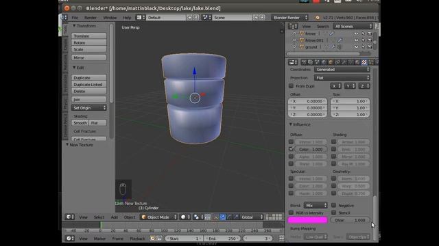 CG Lake and Forest Scene - Part 2 BLender 2.71 Tutorial смотреть онлайн
