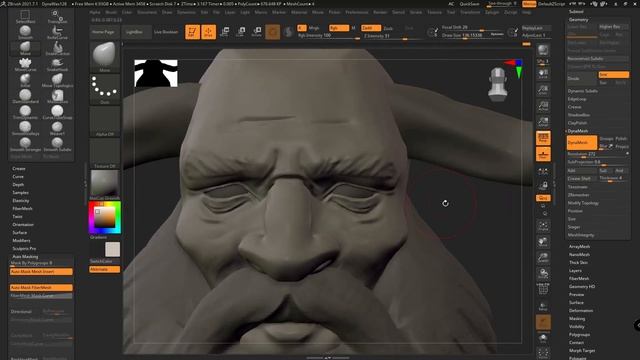 Zbrush Speed Sculpt - giant смотреть онлайн