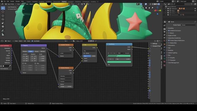 Easy Shading - Blender 2.8 for Beginners. Coloring Gradient Patterns Mixers смотреть онлайн