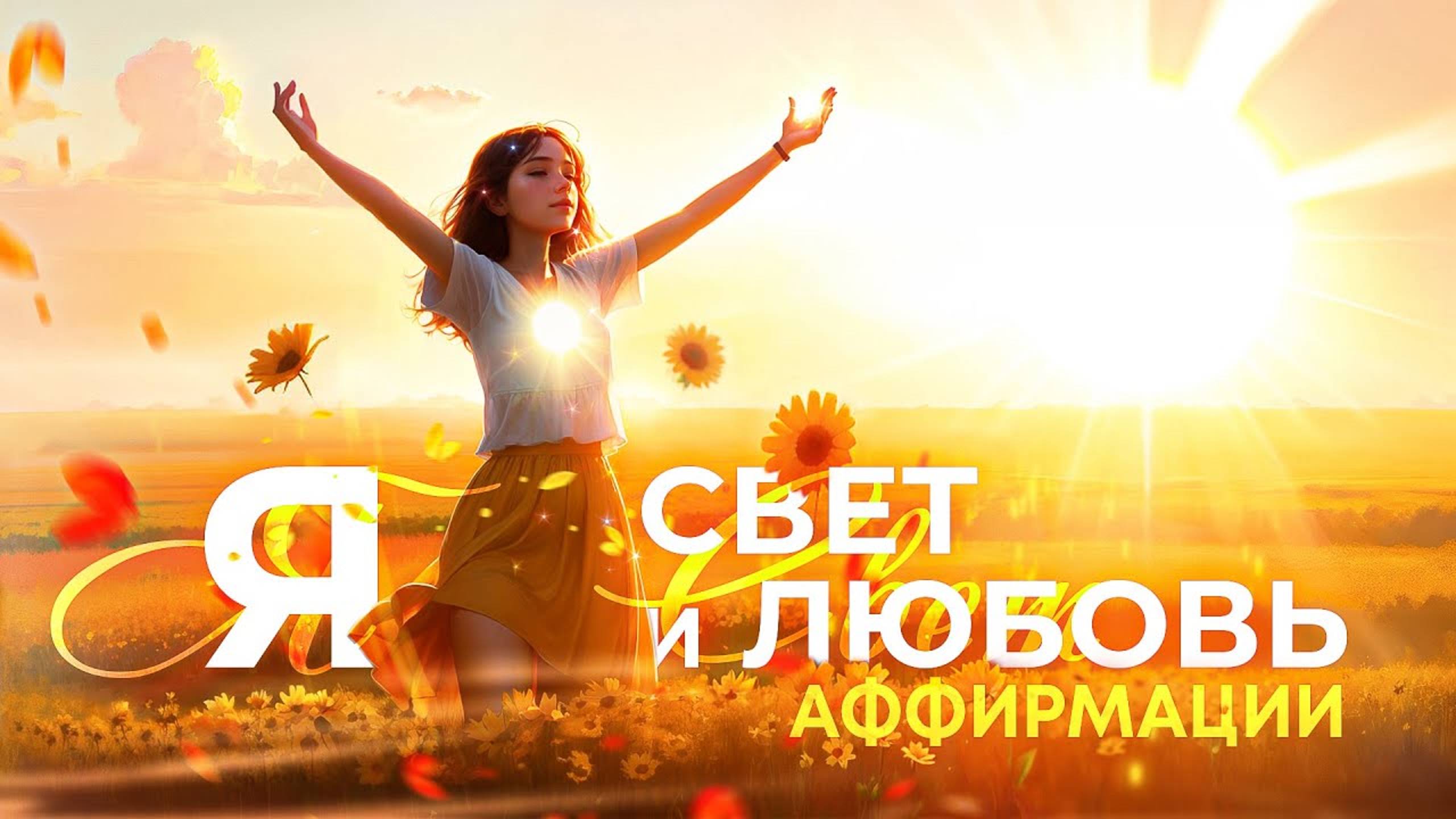 Аффирмации "Я - свет и любовь"🌀помощь в трудных ситуациях, повышение энергии, обретение силы💫 смотреть онлайн