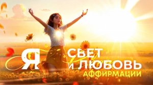 Аффирмации "Я - свет и любовь"🌀помощь в трудных ситуациях, повышение энергии, обретение силы💫