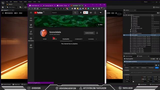 🔴 Unreal Engine 5 & Blender | Creating a Cinematic Environment | LIVE | Q&A смотреть онлайн