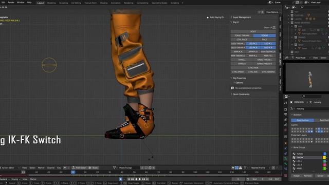 Irene(Character) Blender Rig presentation смотреть онлайн