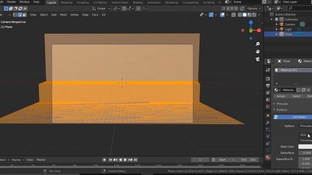 (Blender 2.83) - Camera projection breakdown смотреть онлайн