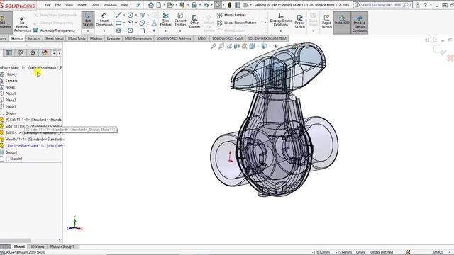InPlace Mates | How to use in-place Mates | SW Assembly Modeling | Tutorial 81 смотреть онлайн