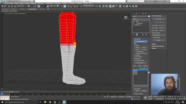 Como utilizar el modificador SKIN en 3DS MAX смотреть онлайн