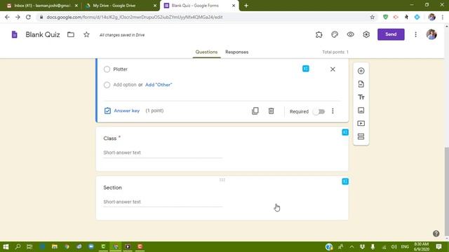 How to create quiz, question, assessment, limit time, share, collaborate in google form. смотреть онлайн