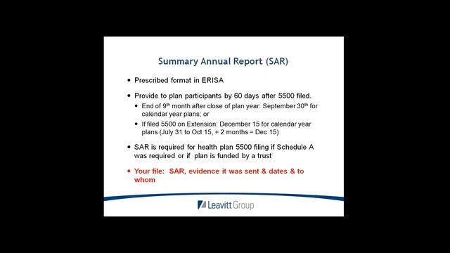 Are You Prepared for a DOL Audit? - Jan 28th, 2015 Leavitt Webinar смотреть онлайн