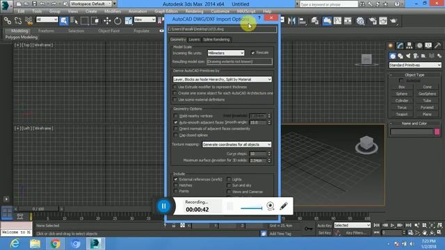 HOW TO IMPORT AUTO CAD FILE IN 3DS MAX смотреть онлайн