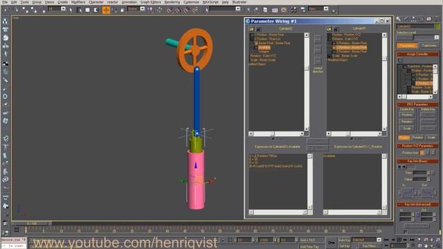 How To Rig A Crank-Connecting Rod System In 3DS MAX смотреть онлайн