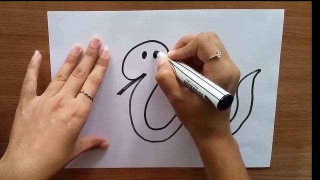 How to draw a Cartoon Snake | How to draw a Cobra смотреть онлайн