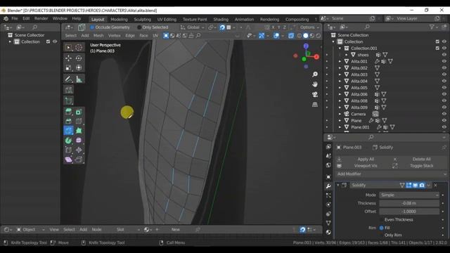 blender 2.92 poly build retopology tutorial смотреть онлайн