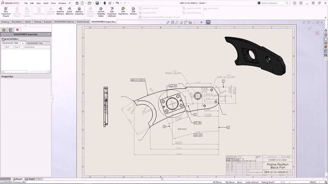 Inspection Reports - What's New in SOLIDWORKS 2023 смотреть онлайн