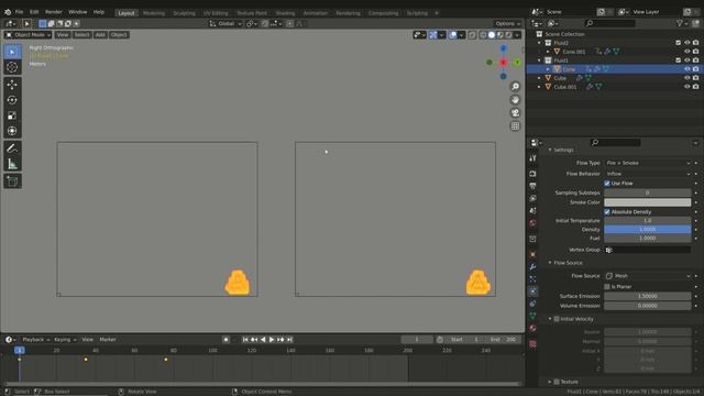 Asteroid Simulation in Blender: Smoke and Fire Settings - 4 смотреть онлайн