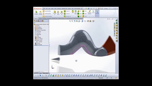 How to use the Boundary tool - Power Surfacing for SolidWorks (Part I & II) смотреть онлайн