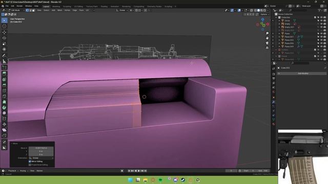 AK-47 Modeling || Part 2, Receiver and Mag смотреть онлайн