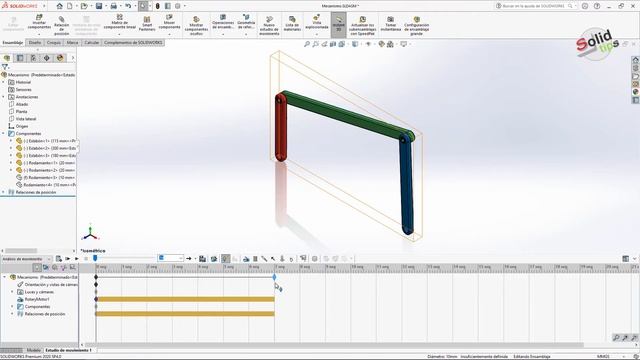 SOLIDWORKS TUTORIAL ➤ Como Realizar un Análisis de Movimiento |SOLIDWORKS Motion смотреть онлайн