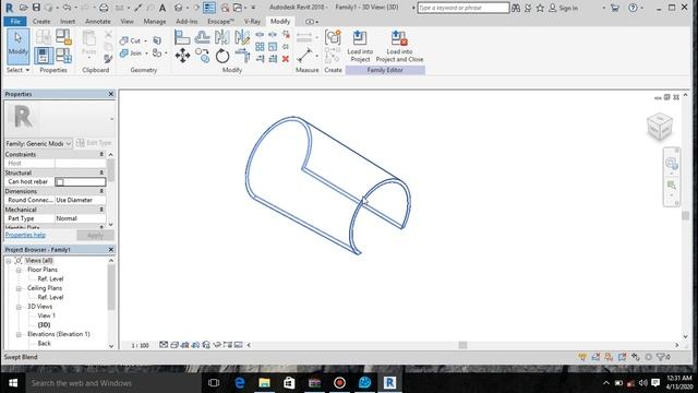 How to create 3d roof tiles in Revit lesson 3 смотреть онлайн