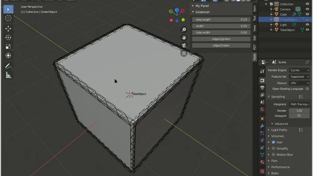 Girder Tool for Blender 2.80 смотреть онлайн