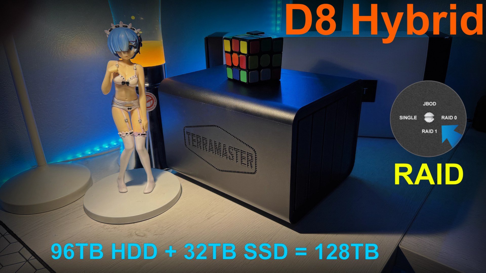 TerraMaster D8 Hybrid гибридный DAS смотреть онлайн