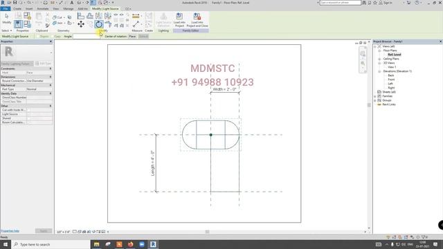 Creating 2X4 Lighting Fixture in Revit in Tamil смотреть онлайн