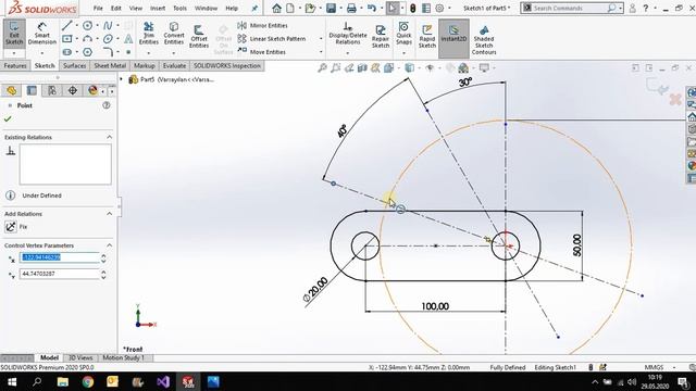 18-SOLIDWORKS TUTORIALS 2D - 2D ÖRNEK ÇİZİMLER-04 смотреть онлайн