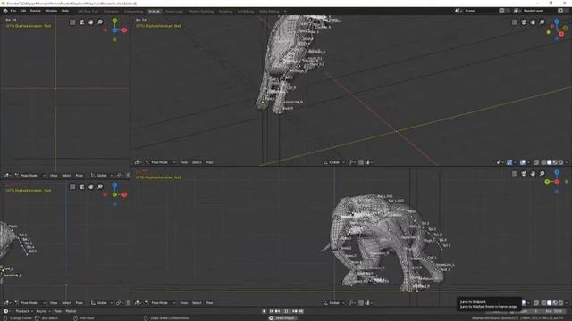 Blender elephant armature смотреть онлайн