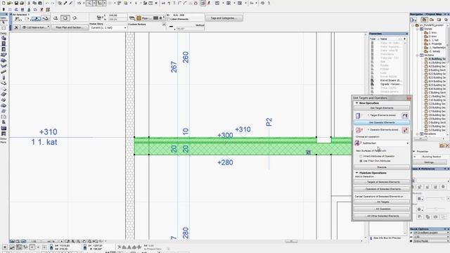 connect composite slab with walls in ArchiCAD 15 смотреть онлайн