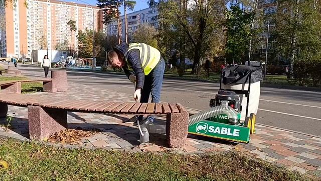 Профессиональный садовый пылесос Sable VS75 смотреть онлайн