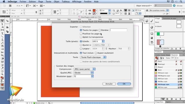 Adobe InDesign CS5.5 : De la page au frame смотреть онлайн