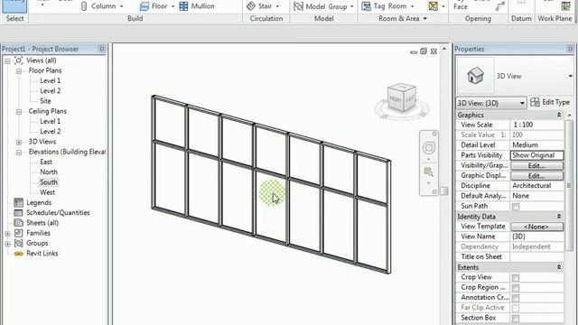 Revit Curtain Wall Doors смотреть онлайн