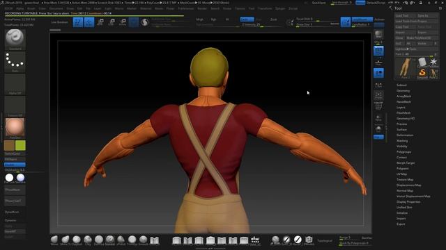 Download Stylized Base Mesh #12 - Gowin - ZBrush 2019 смотреть онлайн