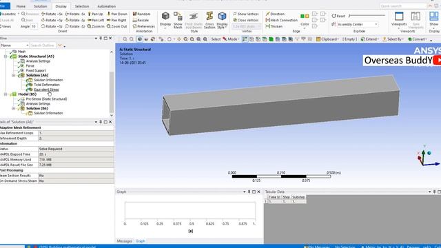ANSYS Modal analysis and Random Vibration analysis Tutorial | Step by Step procedure смотреть онлайн
