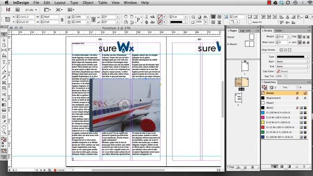 InDesign: insert image & wrap text.mp4 смотреть онлайн