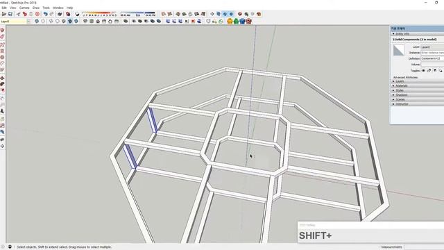 sketchup interior shelf смотреть онлайн