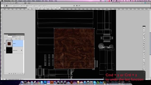 How to use UV and ambient occlusion maps in virtual worlds 1/2, HD, Photoshop Basic - intermediate смотреть онлайн
