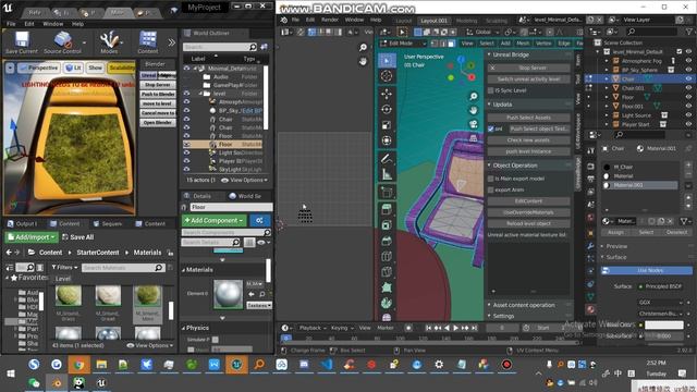 Blender Bridge: 15 - New material slot, modify uv, set the main export object | Unreal Engine смотреть онлайн