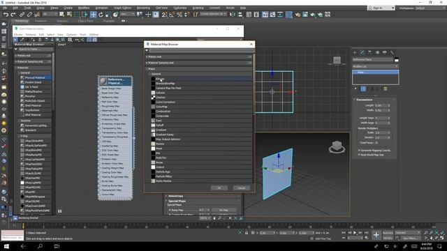 Assigning material to reference plane смотреть онлайн