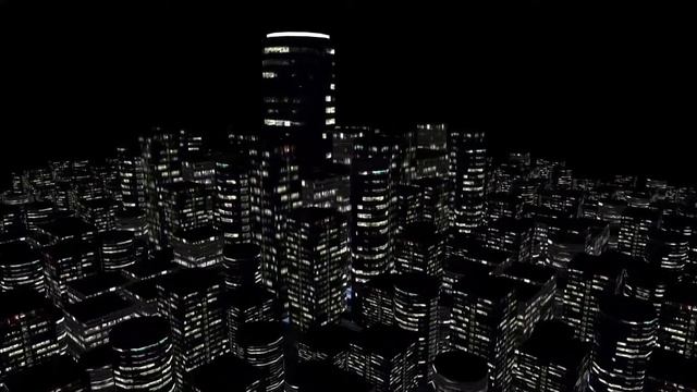 My night city 3d model... смотреть онлайн