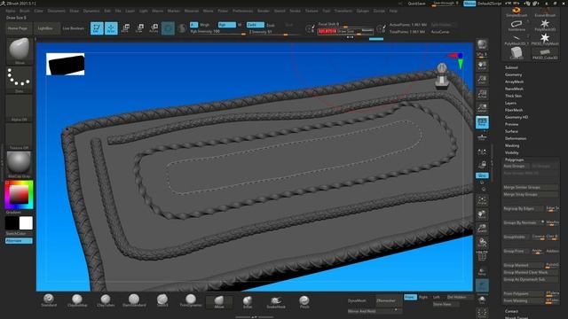 IMM brush ZBRUSH ropes and chains смотреть онлайн