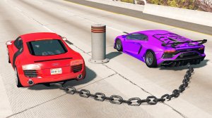 Цепные Машины vs Спуск Мясорубка 2 Часть - BeamNG.drive игра про машины