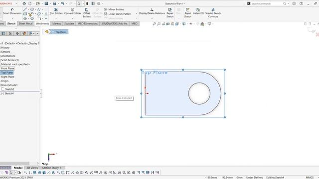 Solidworks Basic Tutorial for Beginners !Training Exercise 6 смотреть онлайн